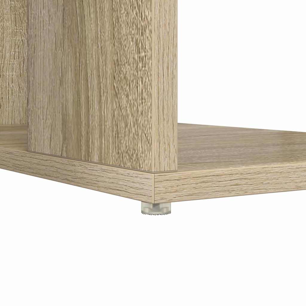 vidaXL Schreibtisch Sonoma-Eiche 130 x 50,5 x 75 cm Holzwerkstoff