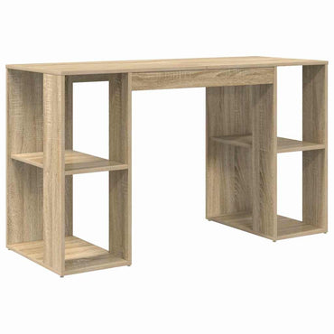 vidaXL Bureau chêne Sonoma 130 x 50,5 x 75 cm en bois d'ingénierie