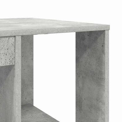 vidaXL Schreibtisch Beton Grau 130 x 50,5 x 75 cm Holzwerkstoff