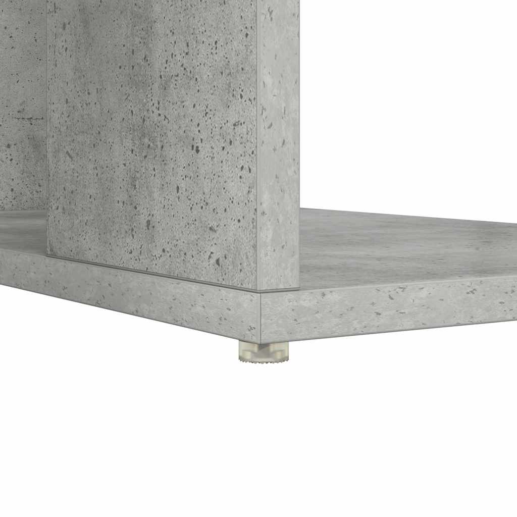 vidaXL Schreibtisch Beton Grau 130 x 50,5 x 75 cm Holzwerkstoff