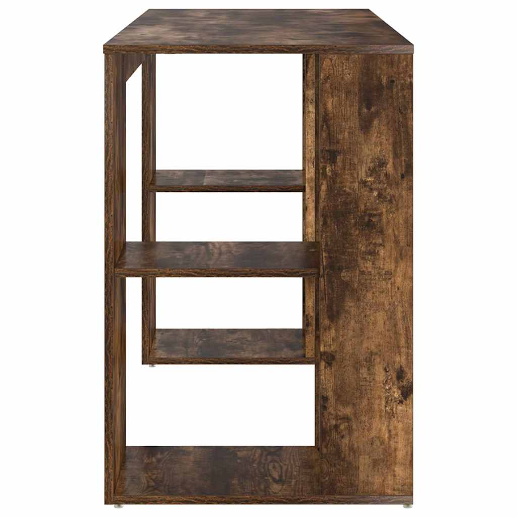 vidaXL Schreibtisch Geräucherte Eiche 130 x 50,5 x 75 cm Holzwerkstoff