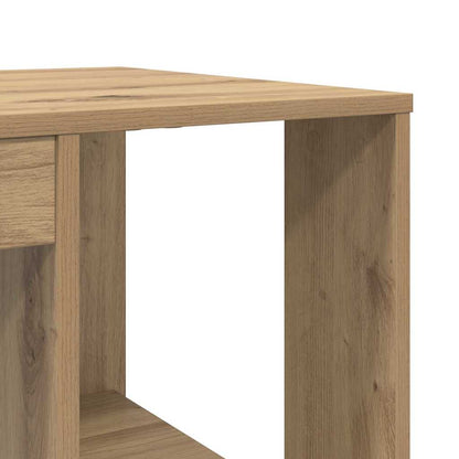 vidaXL Schreibtisch Artisan-Eiche 130 x 50,5 x 75 cm Holzwerkstoff