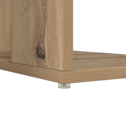 vidaXL Schreibtisch Artisan-Eiche 130 x 50,5 x 75 cm Holzwerkstoff