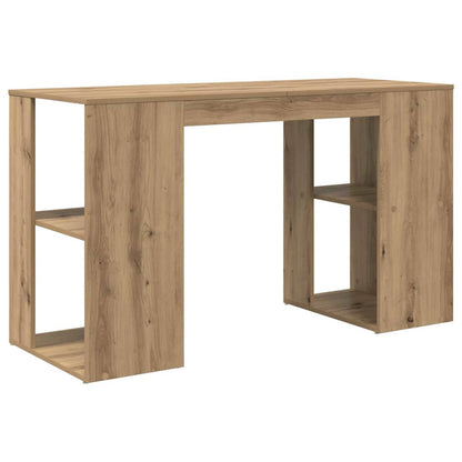 vidaXL Schreibtisch Artisan-Eiche 130 x 50,5 x 75 cm Holzwerkstoff