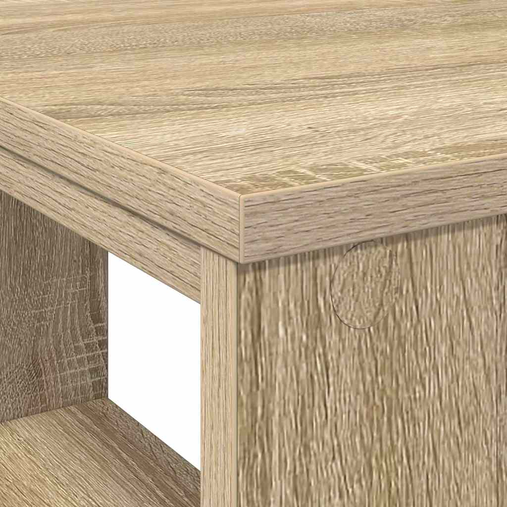 vidaXL Schreibtisch Sonoma-Eiche 90 x 50 x 75 cm Holzwerkstoff