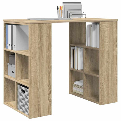 vidaXL Schreibtisch Sonoma-Eiche 90 x 50 x 75 cm Holzwerkstoff