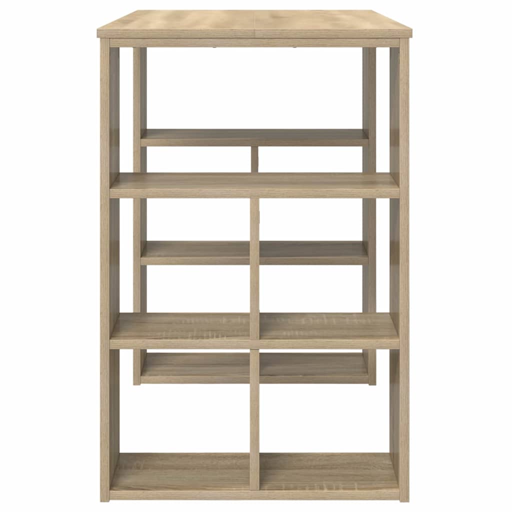 vidaXL Schreibtisch Sonoma-Eiche 90 x 50 x 75 cm Holzwerkstoff