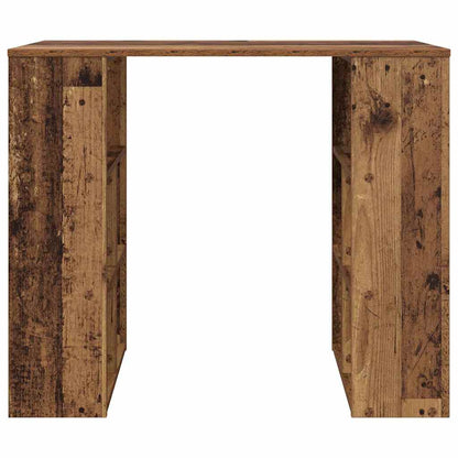 vidaXL Schreibtisch mit Regal Altholz 90 x 50 x 75 cm Holzwerkstoff
