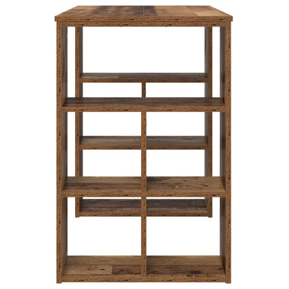vidaXL Schreibtisch mit Regal Altholz 90 x 50 x 75 cm Holzwerkstoff