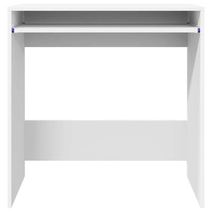 vidaXL Schreibtisch mit Speicher Weiß 77,5 x 43 x 79 cm Holzwerkstoff
