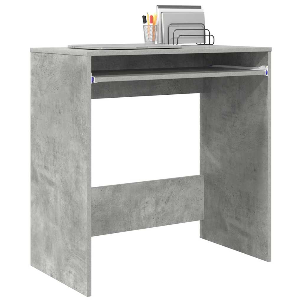 vidaXL Schreibtisch Beton Grau 77,5 x 43 x 79 cm Holzwerkstoff