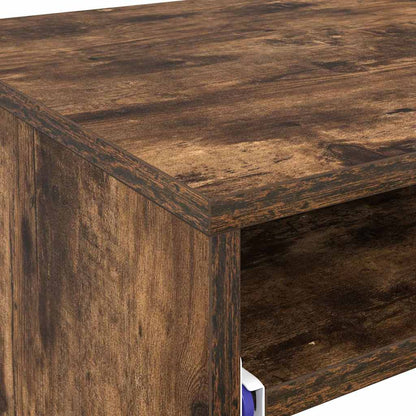 vidaXL Schreibtisch Geräucherte Eiche 77,5 x 43 x 79 cm Holzwerkstoff