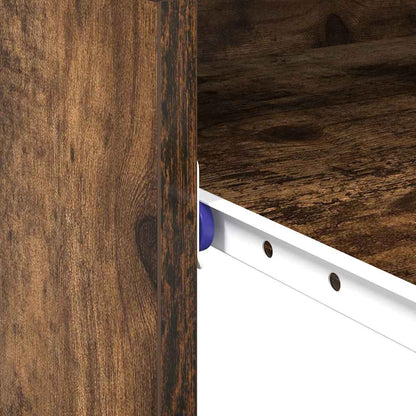 vidaXL Schreibtisch Geräucherte Eiche 77,5 x 43 x 79 cm Holzwerkstoff