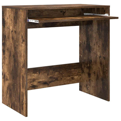 vidaXL Schreibtisch Geräucherte Eiche 77,5 x 43 x 79 cm Holzwerkstoff