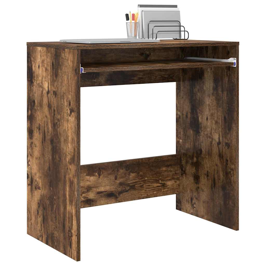 vidaXL Schreibtisch Geräucherte Eiche 77,5 x 43 x 79 cm Holzwerkstoff