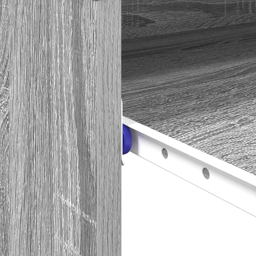 vidaXL Schreibtisch Graues Sonoma 77,5 x 43 x 79 cm Holzwerkstoff