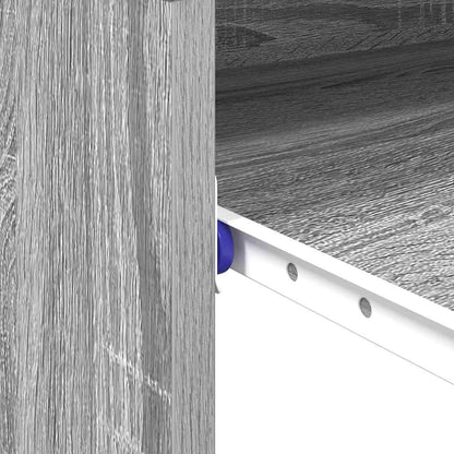 vidaXL Schreibtisch Graues Sonoma 77,5 x 43 x 79 cm Holzwerkstoff