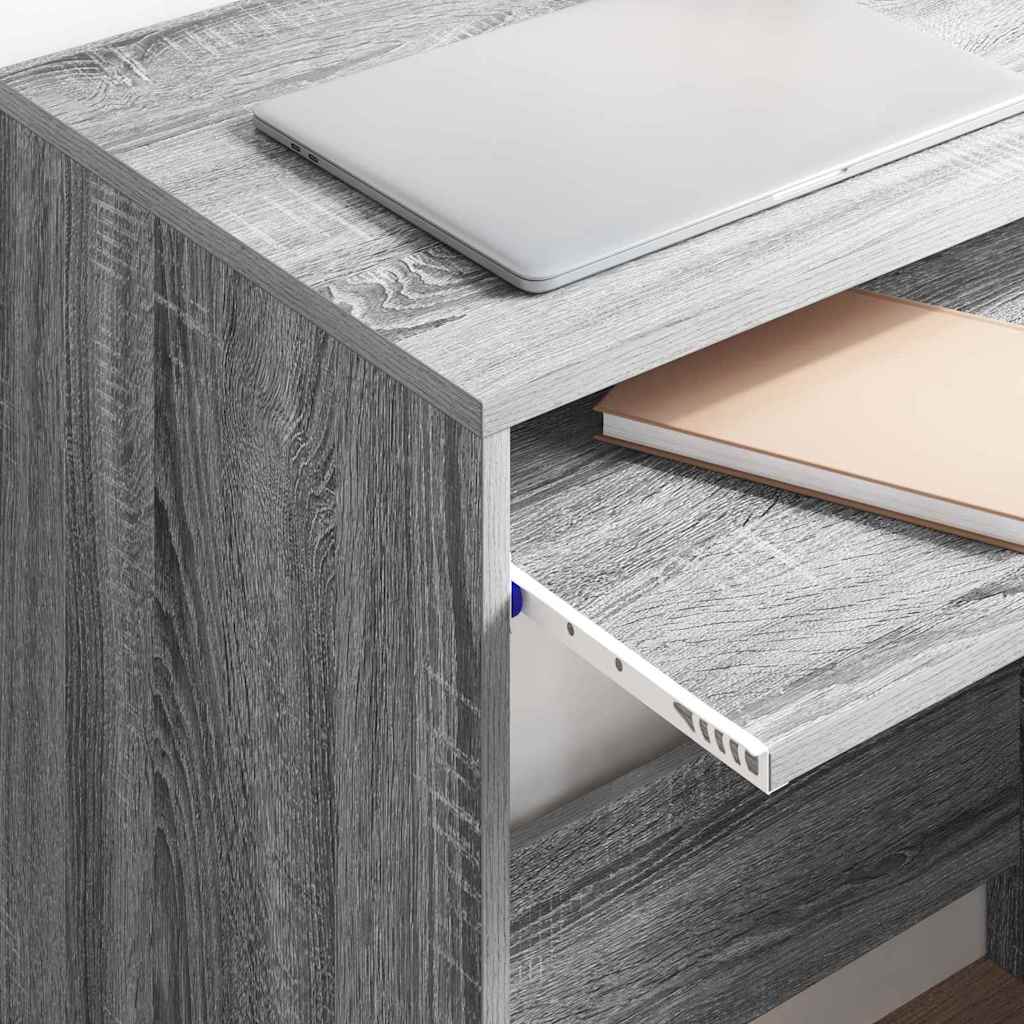 vidaXL Schreibtisch Graues Sonoma 77,5 x 43 x 79 cm Holzwerkstoff