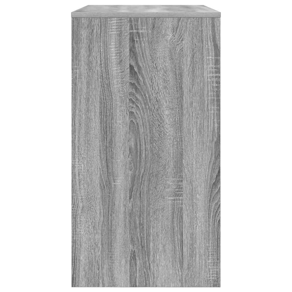 vidaXL Schreibtisch Graues Sonoma 77,5 x 43 x 79 cm Holzwerkstoff
