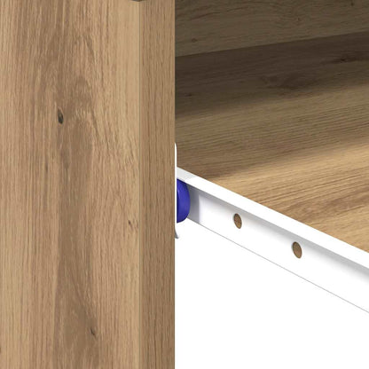 vidaXL Schreibtisch Artisan-Eiche 77,5 x 43 x 79 cm Holzwerkstoff