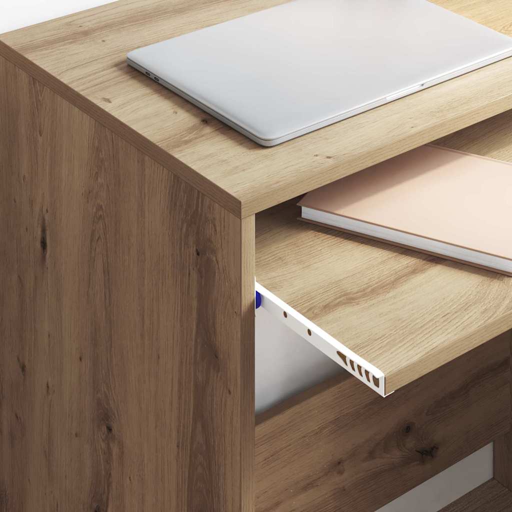 vidaXL Schreibtisch Artisan-Eiche 77,5 x 43 x 79 cm Holzwerkstoff