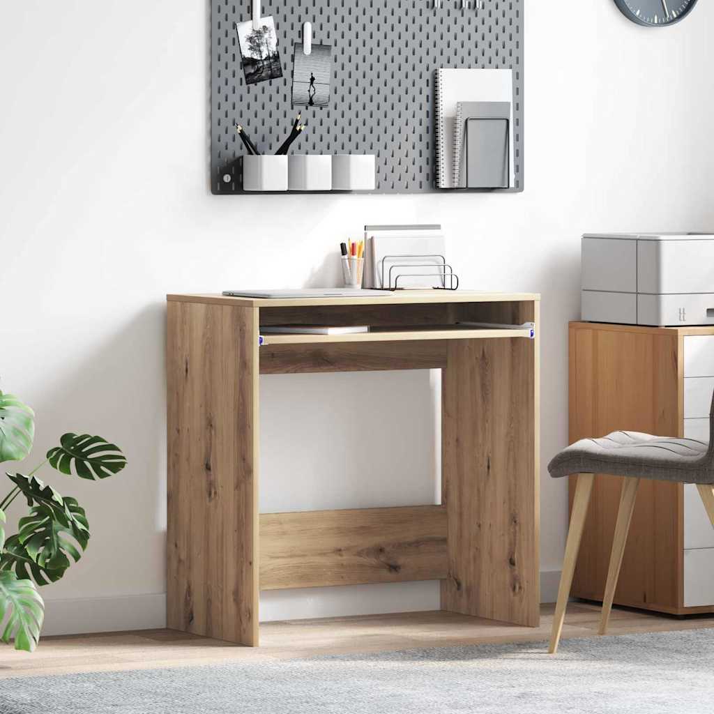 vidaXL Schreibtisch Artisan-Eiche 77,5 x 43 x 79 cm Holzwerkstoff