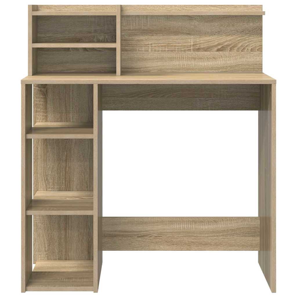 Schreibtisch Sonoma-Eiche 90 x 48 x 101,5 cm Holzwerkstoff