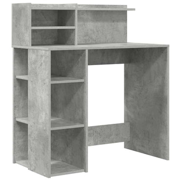 vidaXL Schreibtisch Beton Grau 90 x 48 x 101,5 cm Holzwerkstoff