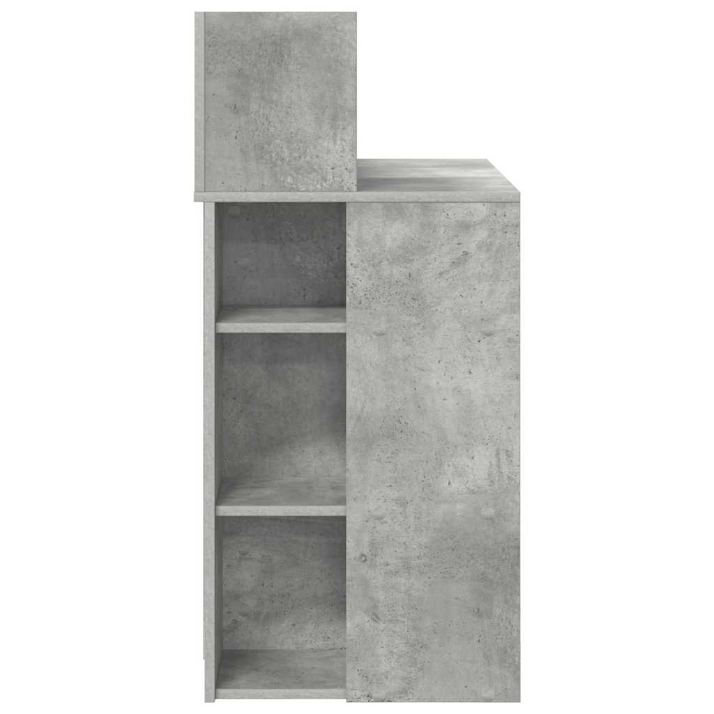 Schreibtisch Beton Grau 90 x 48 x 101,5 cm Holzwerkstoff