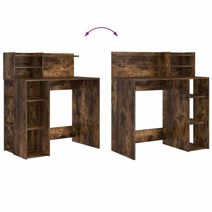 Schreibtisch Geräucherte Eiche 90 x 48 x 101,5 cm Holzwerkstoff