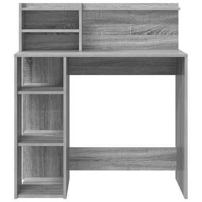 Schreibtisch Graues Sonoma 90 x 48 x 101,5 cm Holzwerkstoff