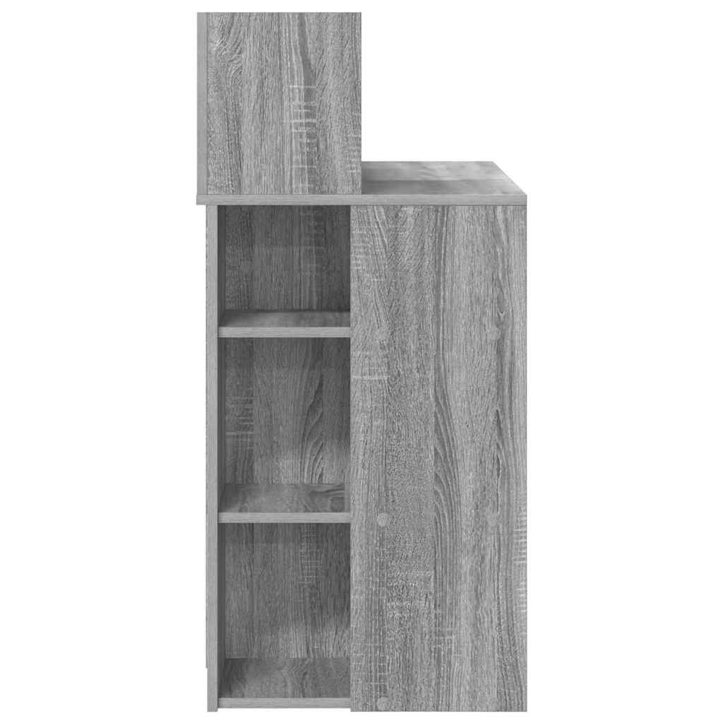 Schreibtisch Graues Sonoma 90 x 48 x 101,5 cm Holzwerkstoff