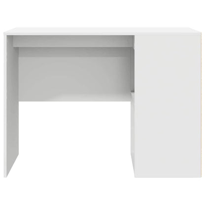 vidaXL Schreibtisch mit Regal Weiß 102 x 50 x 75 cm Holzwerkstoff
