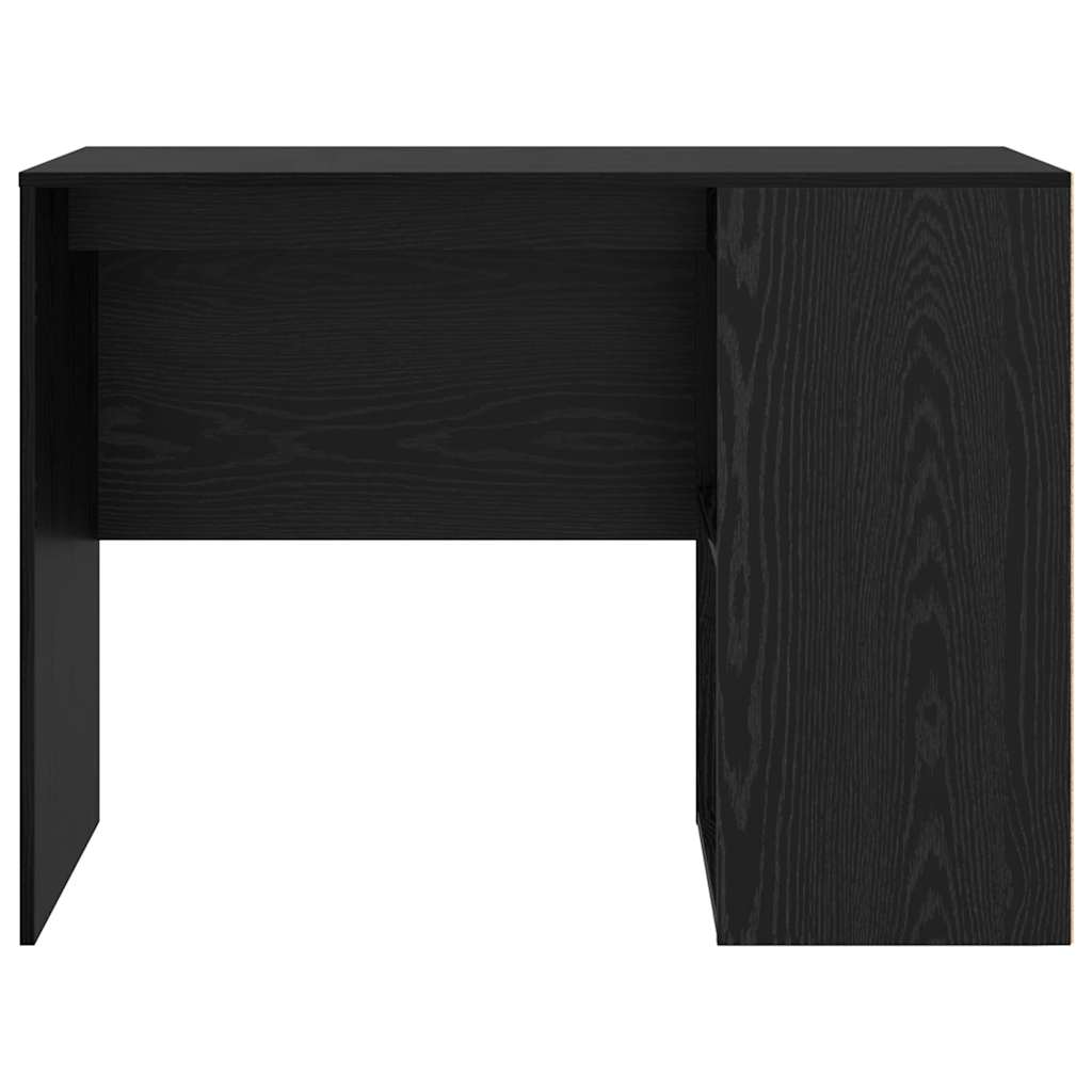 vidaXL Schreibtisch mit Regal Schwarz Eichen-Optik 102 x 50 x 75 cm
