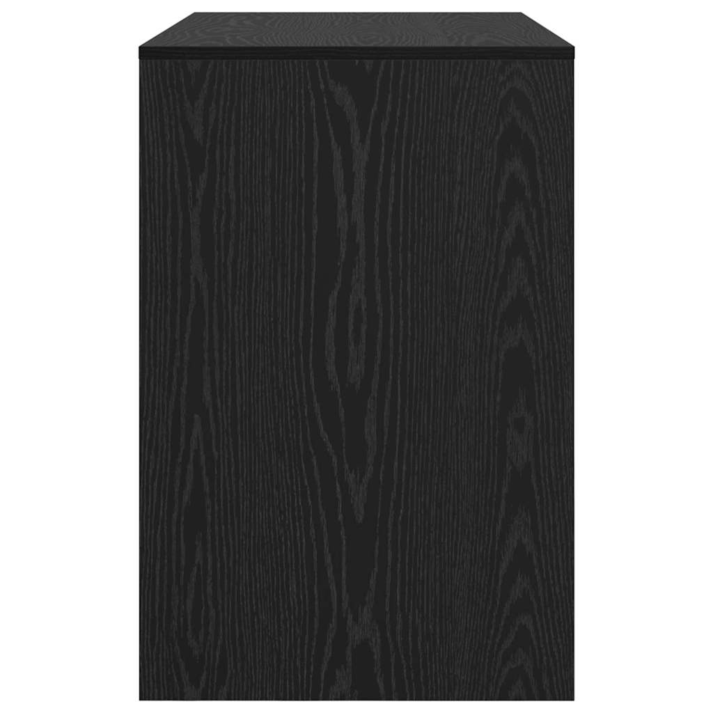 vidaXL Schreibtisch mit Regal Schwarz Eichen-Optik 102 x 50 x 75 cm
