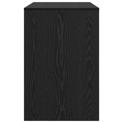 vidaXL Schreibtisch mit Regal Schwarz Eichen-Optik 102 x 50 x 75 cm