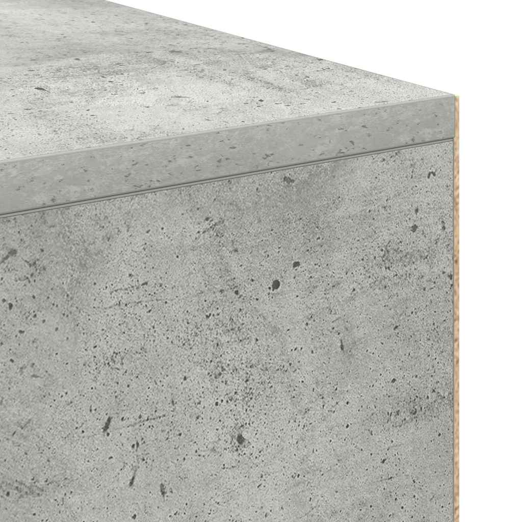 vidaXL Schreibtisch Beton Grau 102 x 50 x 75 cm Holzwerkstoff
