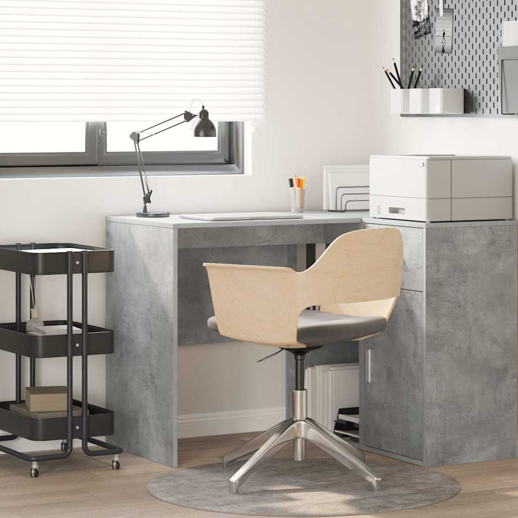 vidaXL Schreibtisch Beton Grau 102 x 50 x 75 cm Holzwerkstoff