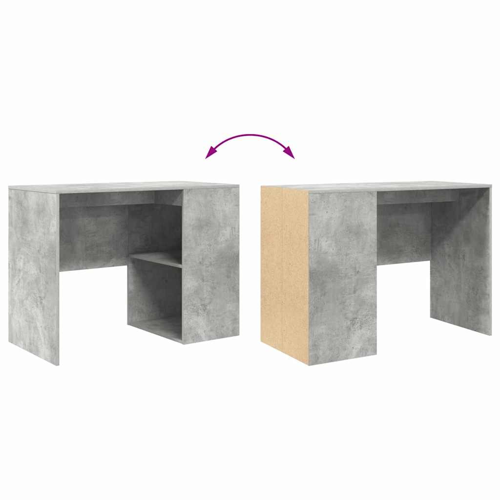 vidaXL Schreibtisch Beton Grau 102 x 50 x 75 cm Holzwerkstoff