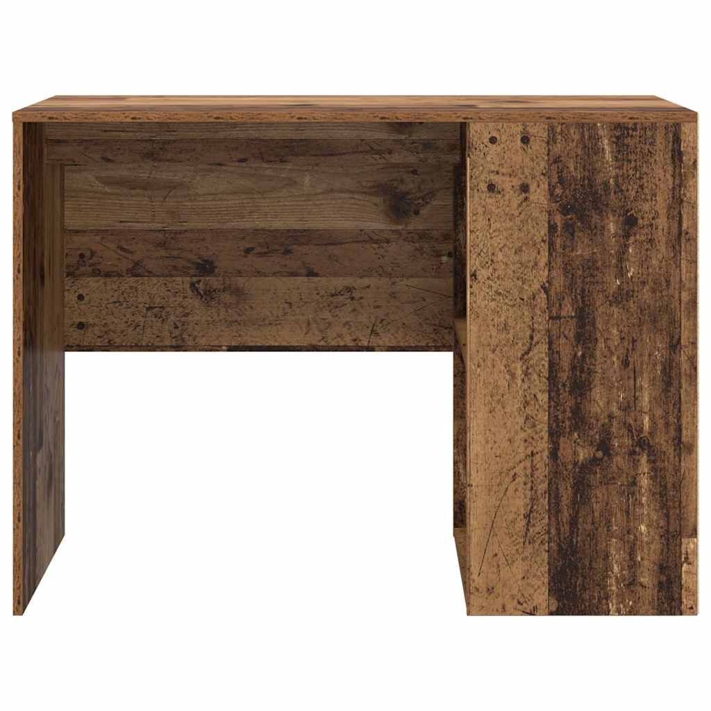 vidaXL Schreibtisch mit Regal Altholz 102 x 50 x 75 cm Holzwerkstoff