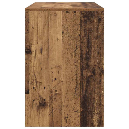 vidaXL Schreibtisch mit Regal Altholz 102 x 50 x 75 cm Holzwerkstoff
