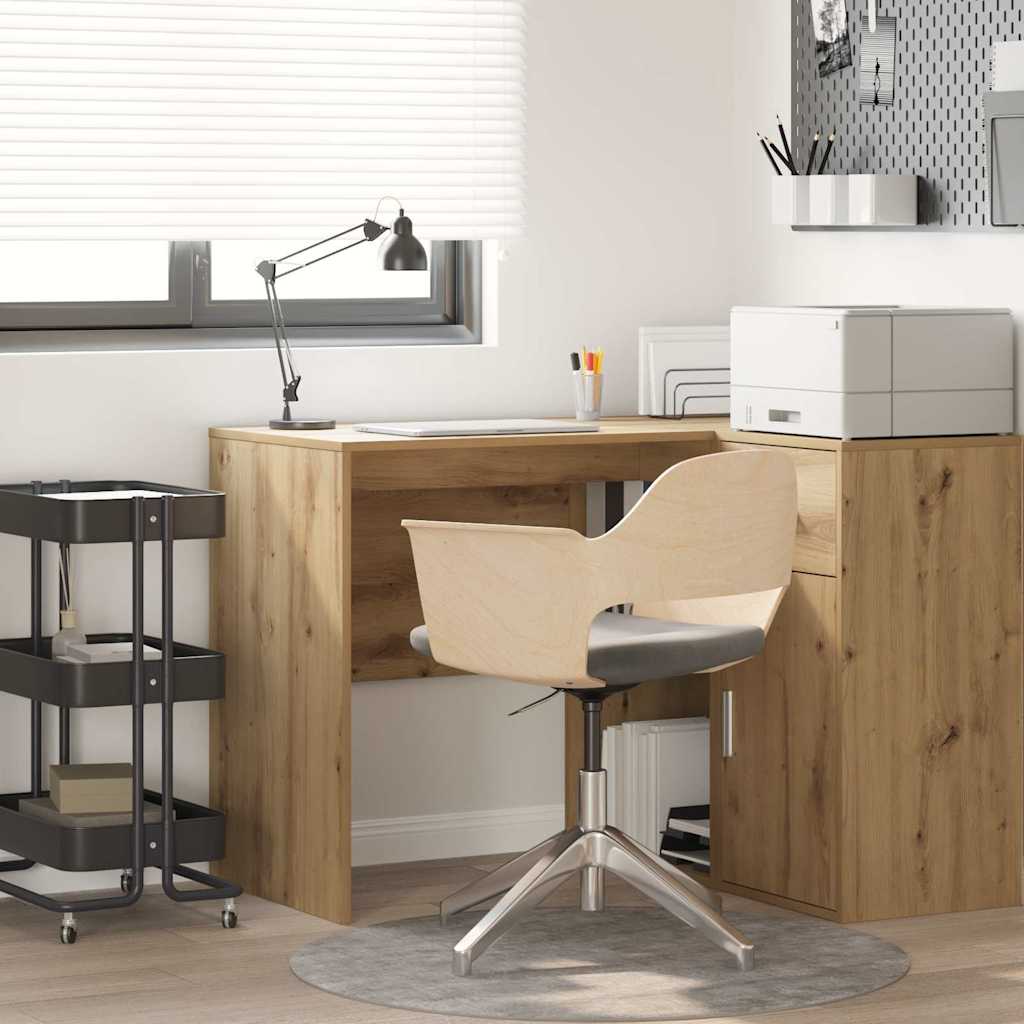 vidaXL Schreibtisch Artisan-Eiche 102 x 50 x 75 cm Holzwerkstoff