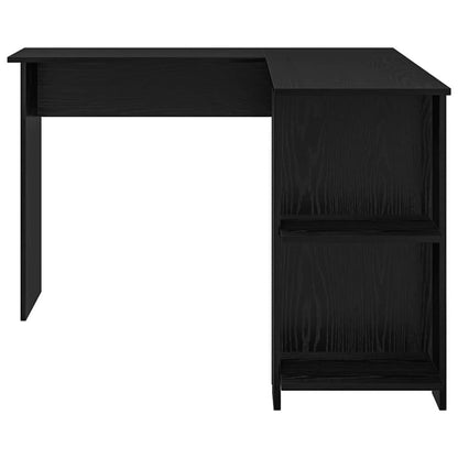 vidaXL Eck-Schreibtisch Schwarz Eichen-Optik 140 x 113,5 x 75 cm