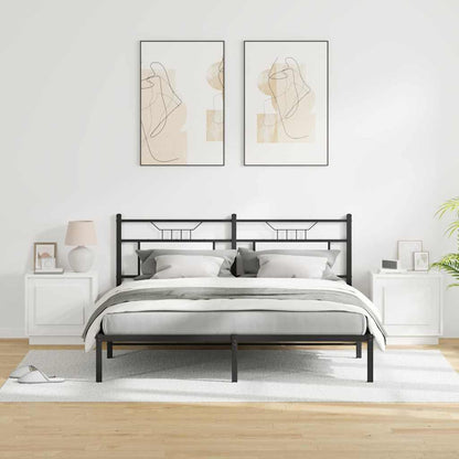 vidaXL Nachttisch 2 pcs Weiß 44 x 34,5 x 45 cm Holzwerkstoff
