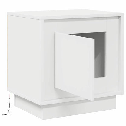 vidaXL Nachttisch 2 pcs Weiß 44 x 34,5 x 45 cm Holzwerkstoff