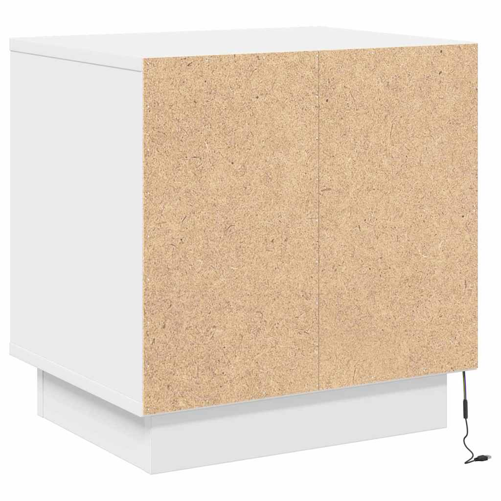 vidaXL Nachttisch 2 pcs Weiß 44 x 34,5 x 45 cm Holzwerkstoff