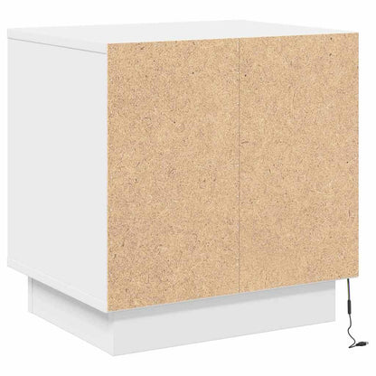vidaXL Nachttisch 2 pcs Weiß 44 x 34,5 x 45 cm Holzwerkstoff