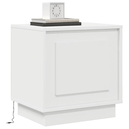 vidaXL Nachttisch 2 pcs Weiß 44 x 34,5 x 45 cm Holzwerkstoff