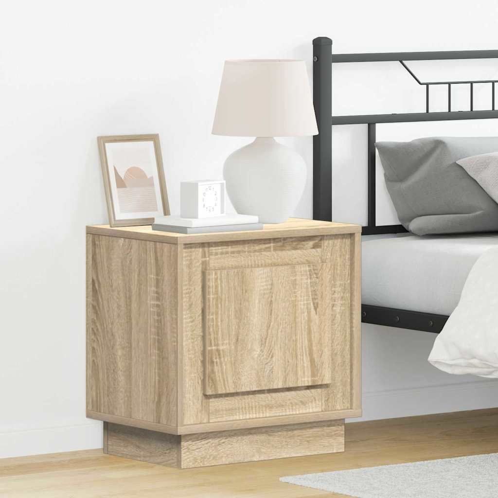 vidaXL Nachttisch 2 pcs Sonoma-Eiche 44 x 34,5 x 45 cm Holzwerkstoff