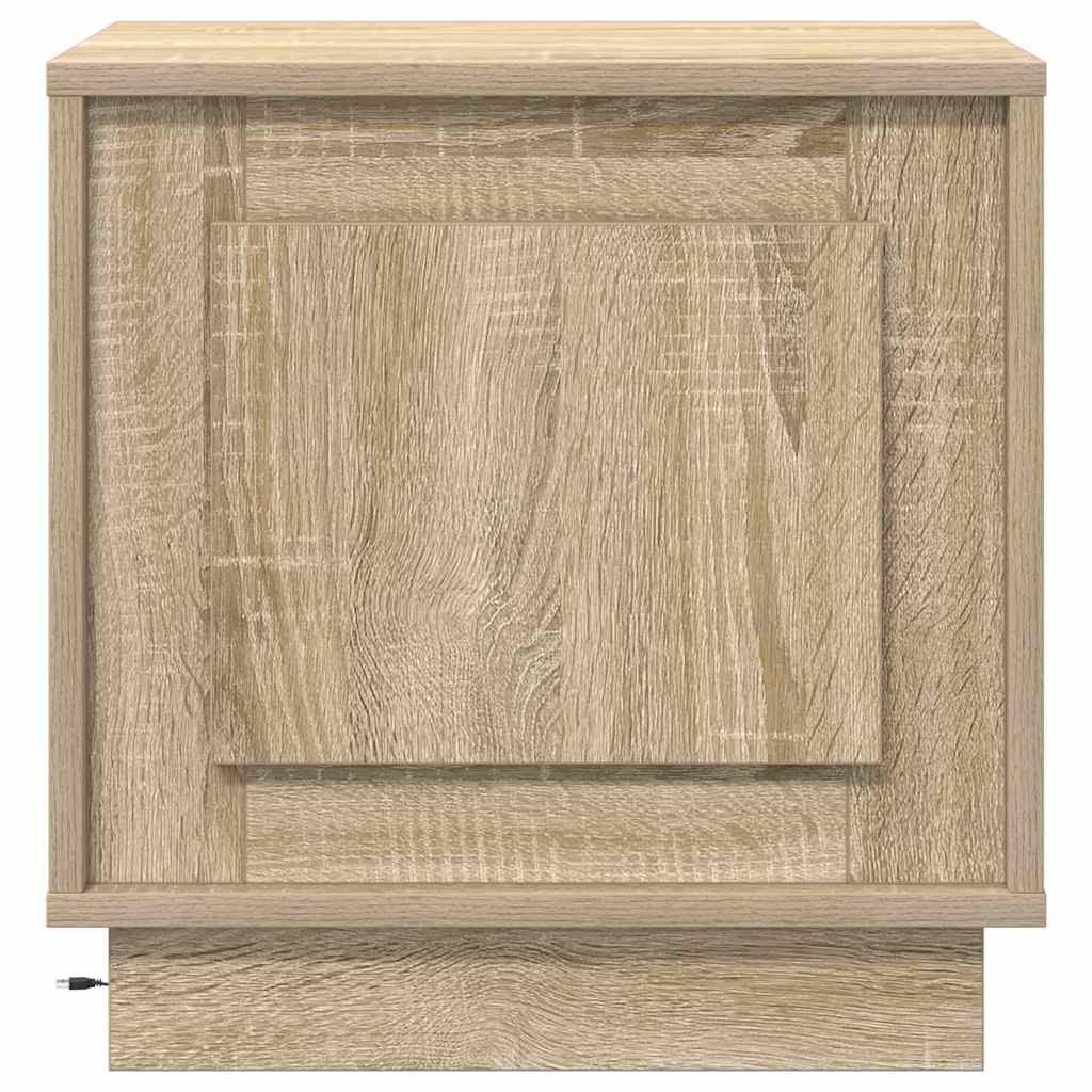 vidaXL Nachttisch 2 pcs Sonoma-Eiche 44 x 34,5 x 45 cm Holzwerkstoff